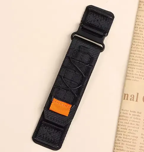 Тканевий тактичний ремінець Superior чорний 22 - фото 6