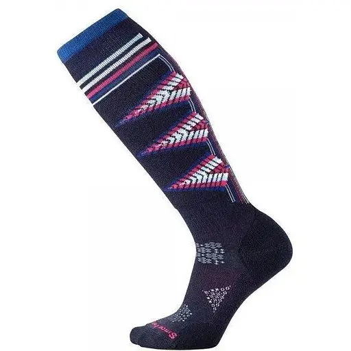 Шкарпетки Smart Wool Wm's PhD Ski Light Pattern SW01331 Deep Navy M (1033-SW 01331.092-M)