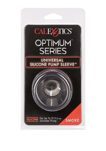 Насадка на помпу для пениса CalExotics Universal Silicon Pump Sleeve Smoke, 6 см серый - фото 5