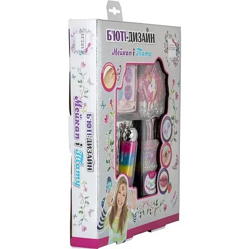 Дитячий набір кометики "Мейкап і тату" Lukky T20723 палетка 4 кольори - фото 3