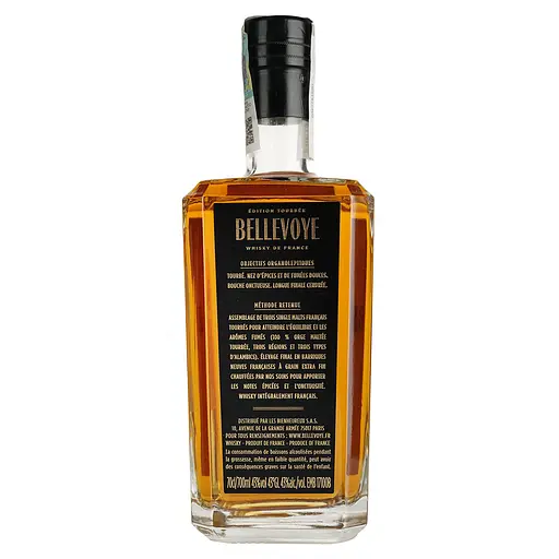 Віскі Bellevoye Black 43% 0.7 в подарунковій упаковці - фото 3