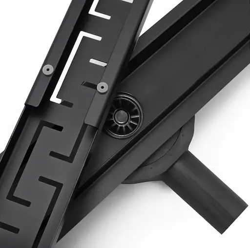 Трап для душу Rea Greek 80 PRO black REA-G8025 - фото 2