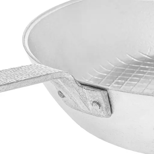 Алюмінієвий сотейник з литими ручками, рифленим дном та кришкою 2 л, Полімет 81423 - фото 6