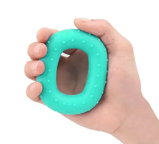 Еспандер кістьовий PowerPlay силіконовий PP-4337 Hand Grip Medium 20 кг Зелений (PP_4337_Green_20kg) - фото 2