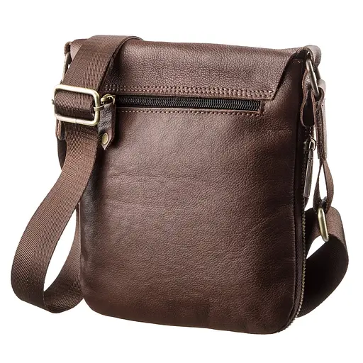 Сумка кожаная мужская SHVIGEL 21х18х1 см sum0012777 - фото 2