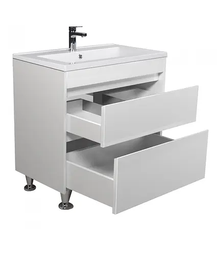 Тумба Мойдодир Prime 70 з умивальником Cosmo 70 підлогова Білий - фото 2