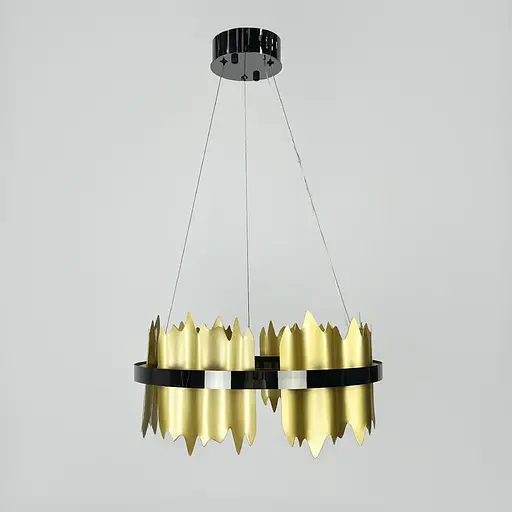 Подвесная люстра с уникальным дизайном Ø 50 см Ст. MJ 94-500 BK+PGD | Line F - фото 6