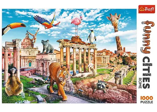 Пазл Trefl Дикий Рим Веселі міста 1000 ел. (10600) - фото 2