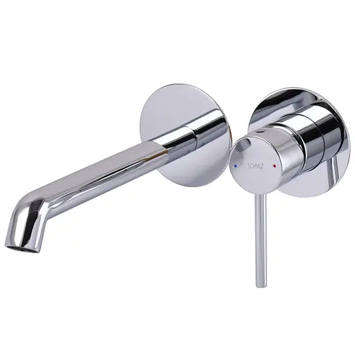 Змішувач для умивальника TOPAZ LOFT TLF 32235-H39-C вбудований у стіну латунний для ванної кімнати стильний і надійний