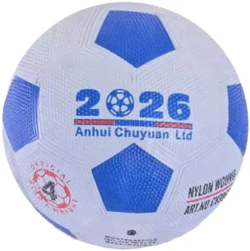 М’яч футбольний, 290 г, гумовий, розмір №4 (В асортименті)