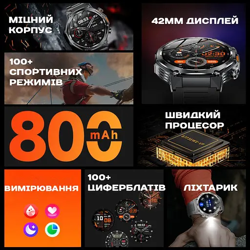 Часы Smart Surf X Pro Black Steel, 2 ремешка - фото 11