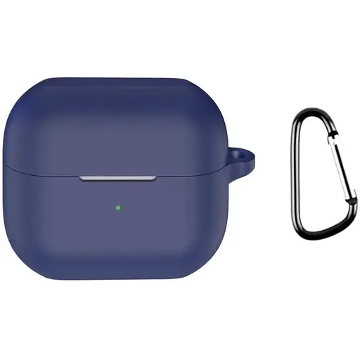 Чохол-накладка DK для Samsung Galaxy Buds 3/3 Pro (R530/R630) | Silicone Candy Friendly карабін (dark