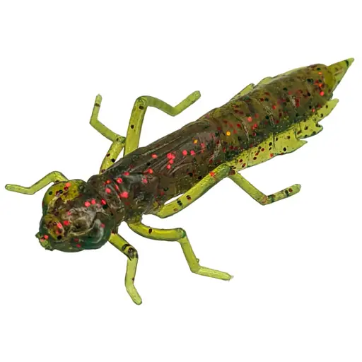 Силикон FishUP Dragonfly 0.75" #019 - Motor Oil/Red (12 шт/уп)