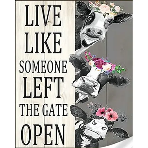 Алмазная мозаика Strateg Три коровы 30х40 см (GM86860) - фото 1