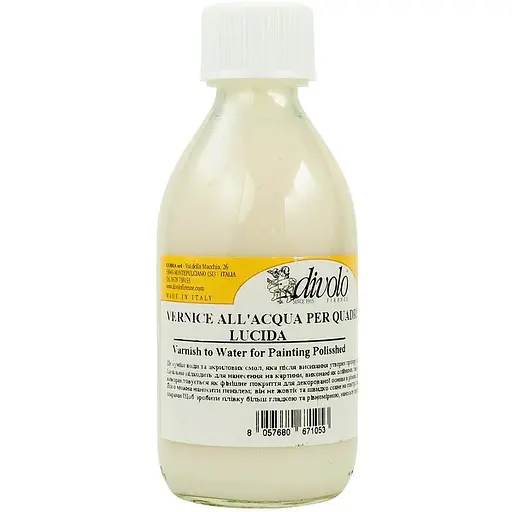 Лак універсальний Divolo на водній основі глянцевий 250 мл - фото 1