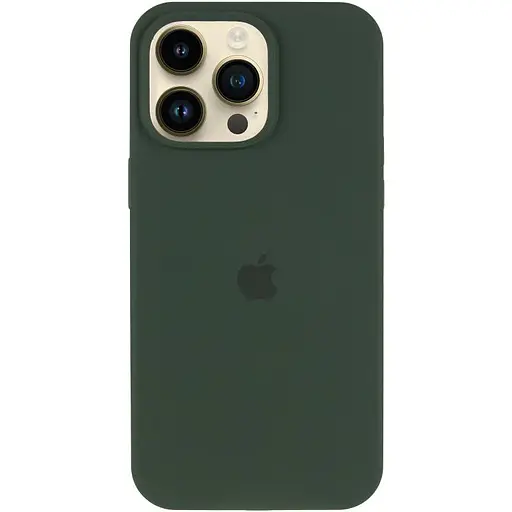 Чохол Epik Silicone Case AA Logo with MagSafe для Apple iPhone 15 Pro 6.1 Зелений/Cyprus Green - фото 2