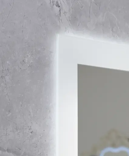 Дзеркало Mixxus Flat MR04-100x80 (LED Touch, годинник, антизапотівання, димер, регулювання яскравості) MI6927 - фото 5