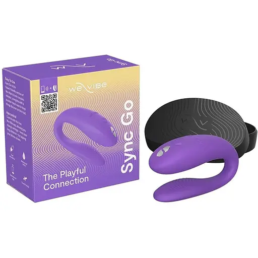 Смарт-вібратор для пар We-Vibe Sync GO Light Purple - фото 9