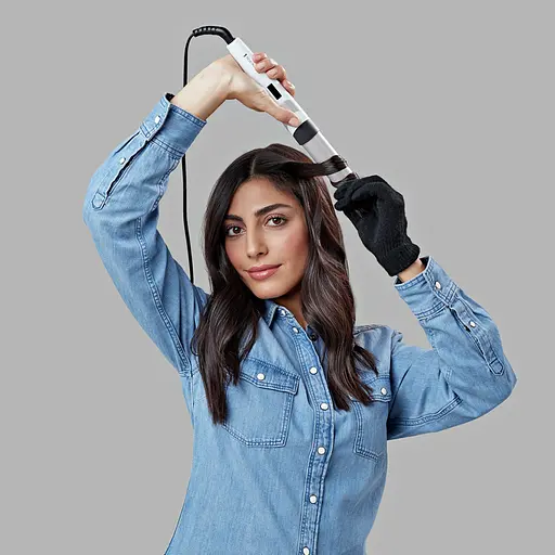 Плойка Remington HYDRAluxe, 61 Вт, температурних режимів 5, D-32 мм, 140-210 С, дисплей, кераміка, білий - фото 2