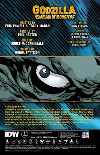 Godzilla: Kingdom of Monsters. Issue 4. Cover A (June 2011) - фото 2