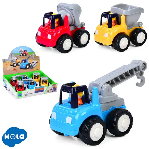 Машинка HE7907 HOLA Стройтехника, инерция, от 10см (6903317705795) Микс - фото 2