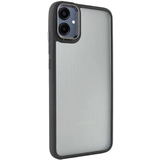 Чохол Epik TPU+PC Lyon Frosted для Samsung Galaxy A06 Black - фото 1