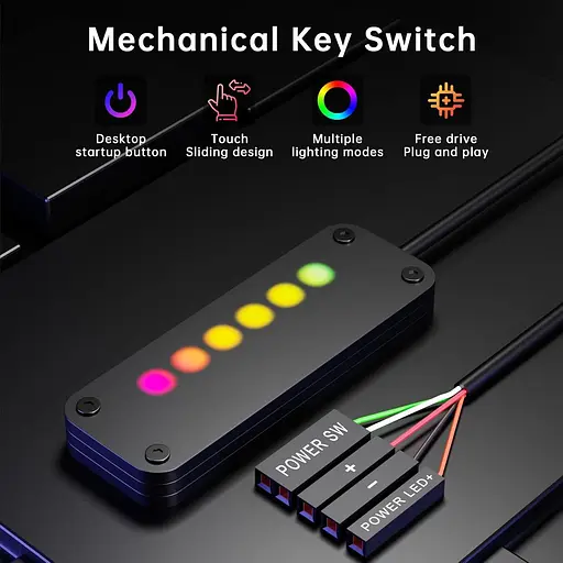 Переключатель питания настольного компьютера AZMXDVP внешний пульт дистанционного управления - фото 7