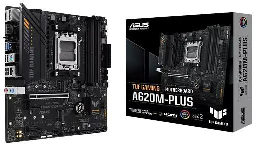 Материнська плата Asus A620M-Plus TUF Gaming Socket AM5 (TUF GAMING A620M-PLUS)