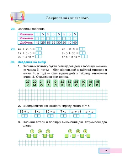 Математика. Навчальний посібник для 2 класу закладів загальної середньої освіти. Частина 3 - фото 7