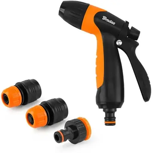 Регулируемый пистолет Bradas BLACK LINE с фурнитурой, комплект ECO-2066SET - фото 1