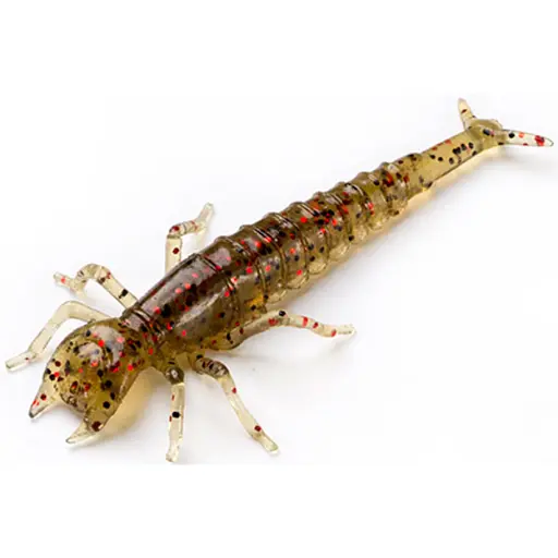 Силікон FishUP Diving Bug 2" (8шт) #045 - Green Pumpkin/Red & Black