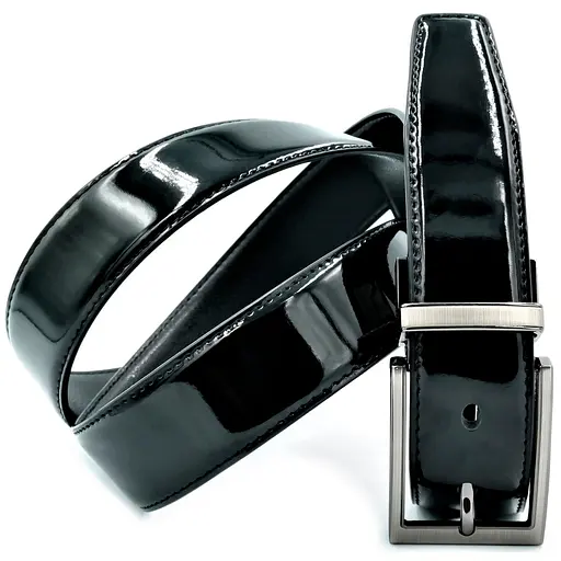 Ремінь шкіряний Weatro чоловічий двосторонній 110-125х3,5 см acs0013794 - фото 1