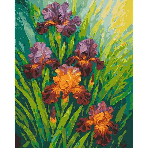 Картина по номерам на подрамнике Brushme Магия цветов Oleg Loburak