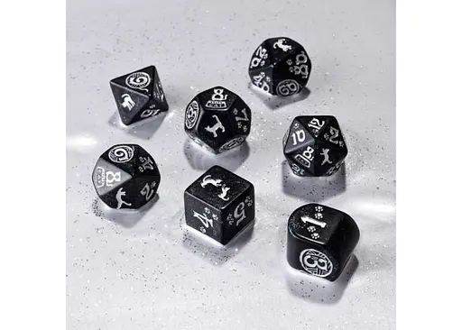 Набор кубиков CATS Modern Dice Set: Waffle , 7 шт. (RCAT05) - фото 4