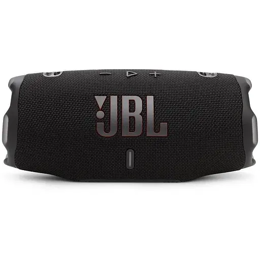Колонка портативная 2.0 JBL Charge 6, Black, 45 Вт (30Вт + 15Вт), Bluetooth 5.1, IP67, технология PartyBoost, USB Type-C, аккумулятор 4722 mAh (JBLCHARGE6BLK) - фото 1