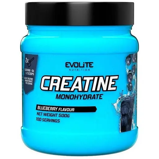 Креатин Evolite Nutrition Creatine Monohydrate 500 г blueberry