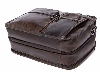 Чоловіча шкіряна сумка Vintage 38х27,5х4,5 см sum0012562 - фото 4