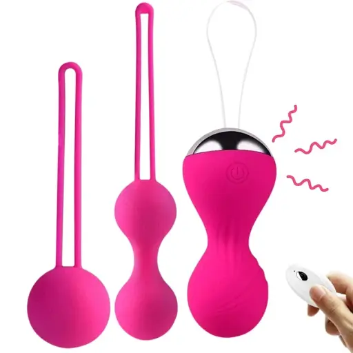 Набір вагінальних кульок I'MCUM Kegel Secret System Рожеві 3 шт (IM-KGE203)