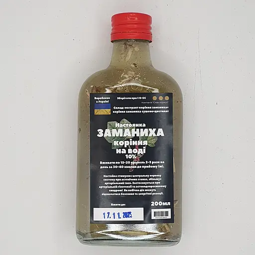 Водна настоянка на корінні заманихи 200 мл - фото 1