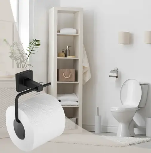 Тримач для туалетного паперу Rea 322199 black REA-77000 Чорний матовий - фото 6