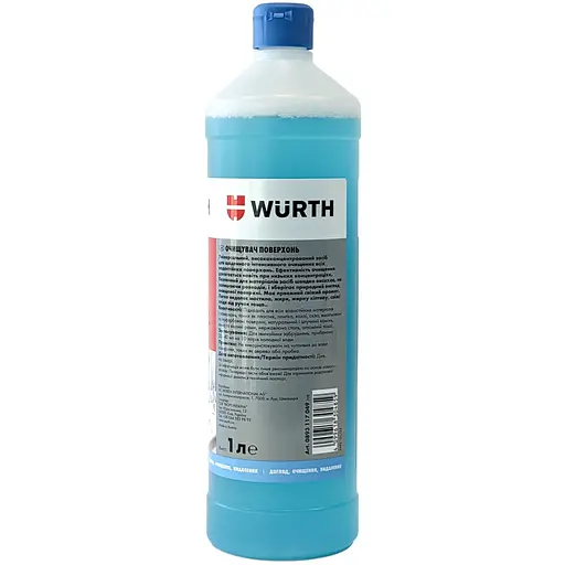 Очиститель поверхностей интерьера Wurth универсальный 1 л (0893117049) - фото 3