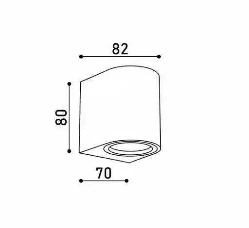 Бра вуличне Kloodi KDWL-AIR1 GU10 AN - фото 2