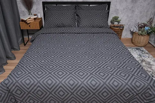 Комплект постільної білизни Moon&Star Бязь Gold Люкс Storm King Size 220x240 наволочки 4х50х70 - фото 5