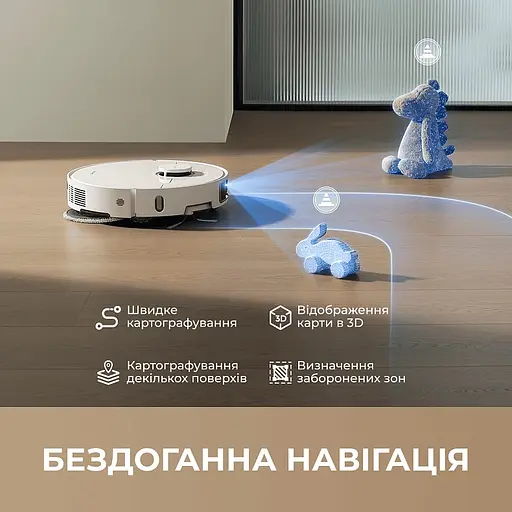 Робот-пилосос миючий Dreame Bot L10s Ultra Gen 3 White - фото 9