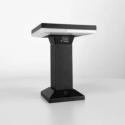 Ландшафтний світильник стовпчик з квадртаним верхом 20х15 см | Line F | Арт. 76107-2 - фото 1