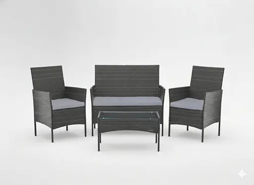 Набір садових меблів GardenLine Reno Grey - фото 5