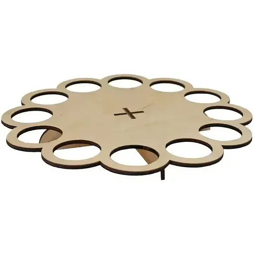 Підставка для паски та яєць Rosa Talent фанера 25х25х2.7 см