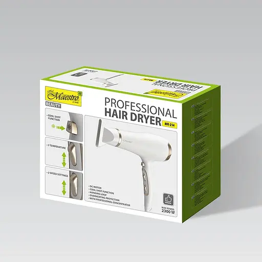 Профессиональный фен Maestro MR-214 - фото 4