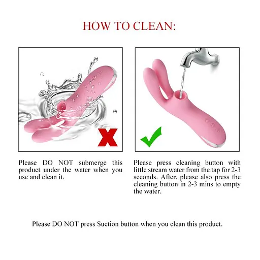 Вакуумный стимулятор клитора с вибрацией Pretty Love Ralap (светло-розовый) - фото 15