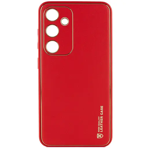 Шкіряний чохол Xshield для Samsung Galaxy S23 Червоний / Red